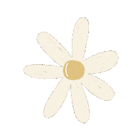 gambarhore happy girl white flower Sticker