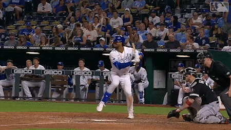 Excited Home Run GIF by Kansas City Royals