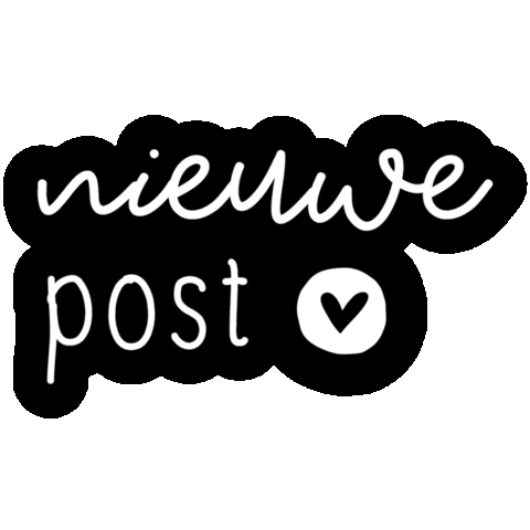 Nieuwepost Sticker by Zoedt.NL