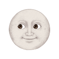 Happy Full Moon Sticker by Munshop