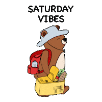 Happy Saturday Morning Sticker by KeaBabies