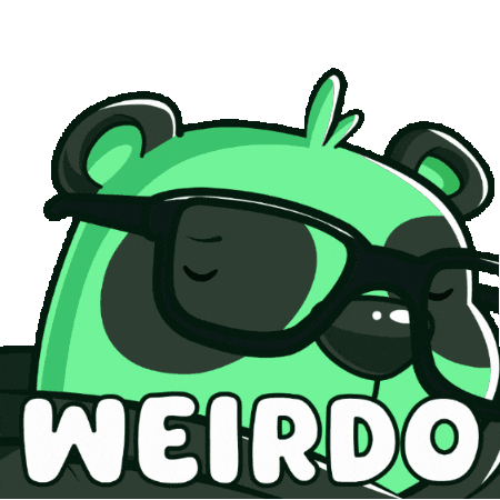 Awkward What Are You Doing Sticker by SuperVerse