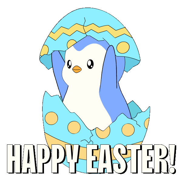 Easter Eggs Penguin Sticker by Pudgy Penguins