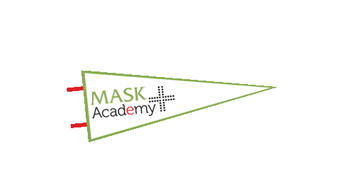 Mask Flags Sticker by maskmatters