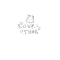 Doodle Love Sticker