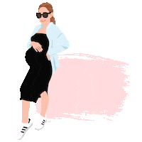 Pregnancy Birth Sticker by Laura Gimbert