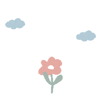widianiely animation illustration sticker flower Sticker