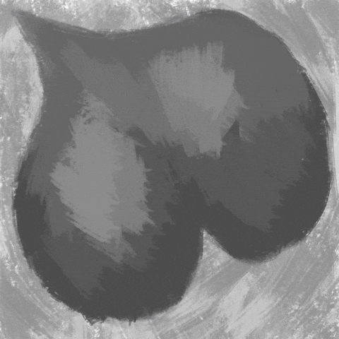 KeraDamo love heart hearts blackandwhite GIF