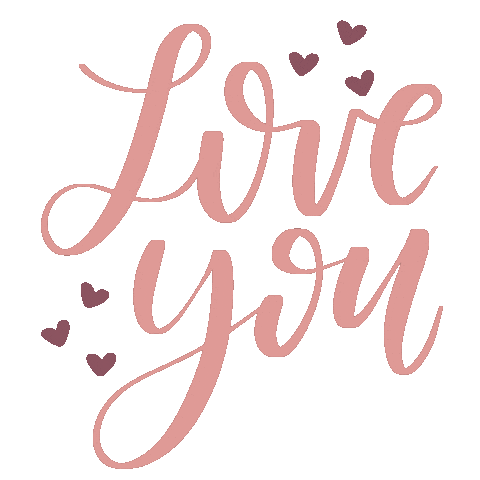 I Love You Hearts Sticker