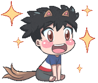 Happy Dog Sticker by Jin