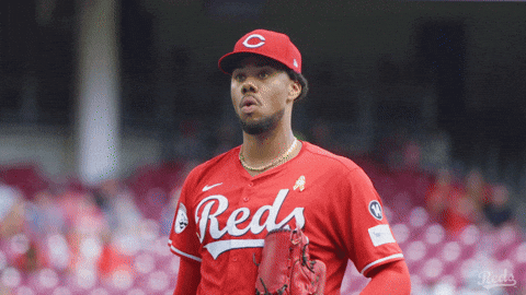 Shocked Baseball GIF by Cincinnati Reds