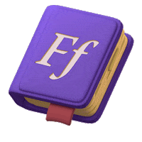Text Book Sticker