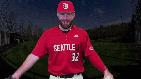 Baseball GIF by Seattle U Redhawks