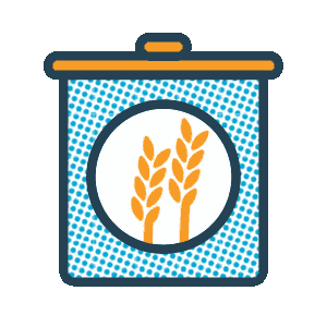 aspcapetinsurance giphyupload food foods flour Sticker