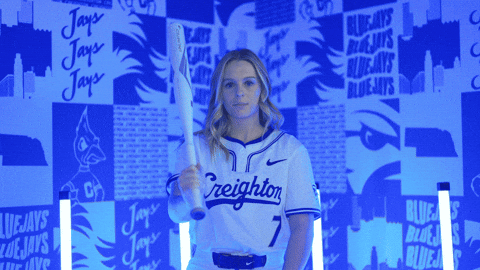 Creighton Bluejays Softball GIF by Creighton University Athletics