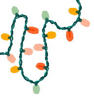 Christmas Lights Sticker