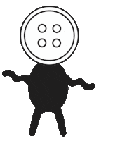 buttom locos boton brazos buttom Sticker