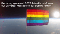 First Pride Flag In Space