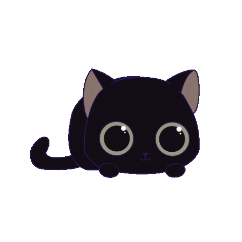 thecattomtom cat blackcat playtime tomtom Sticker