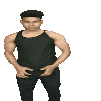 Getssupport reaction fun man hand Sticker