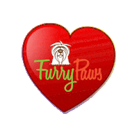 Furrypaws love petshop furry paws furrypaws Sticker