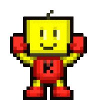 8Bit Sumo Sticker