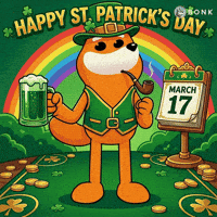 Swaggering St Patricks Day GIF by BONK