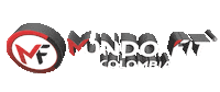 logo mundo fit colombia Sticker