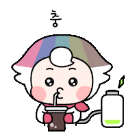 Coffee Charging Sticker by ddmkorea