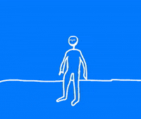 Space Odyssey Cartoon GIF by Jean Scuderi
