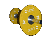 Synergyfitness workout gym exercise barbell Sticker