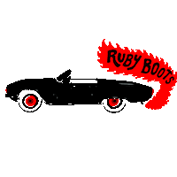 ruby boots country Sticker by Bloodshot Records