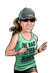 Runner Girl Running Sticker by eBibs