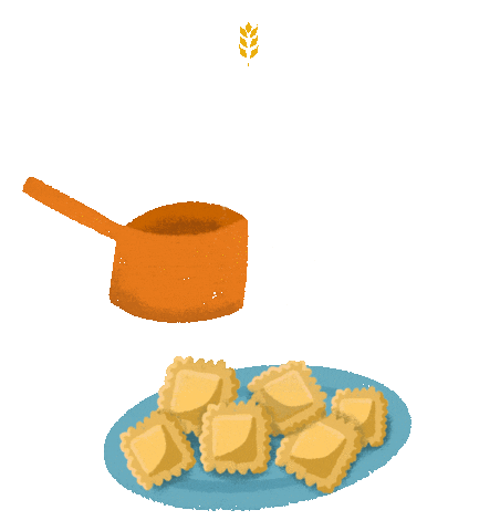 Ravioli Sticker by Nuovo Pasta