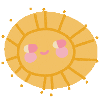 Sun Shining Sticker by elise lesueur