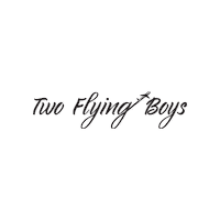Two Flying Boys Sticker