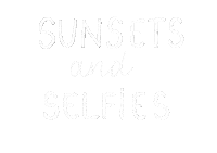 Selfies Sunsets Sticker