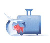 Fish Sticker by Omio
