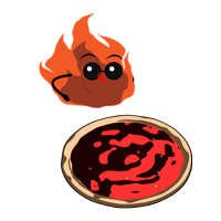 Bae Queso Sticker by FireStorm Pizza