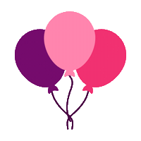 Happy Balloon Sticker by ShivaSil