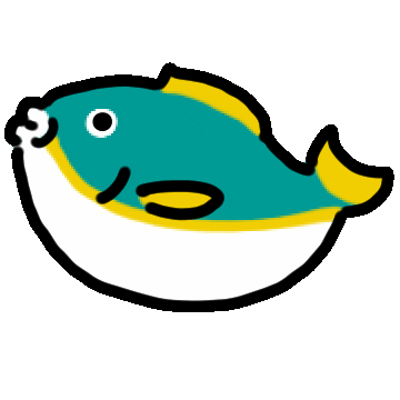 Fish 手書き Sticker by kupaberu