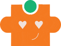 Puzzle Sticker by Orange