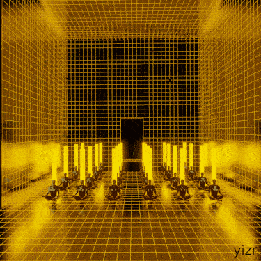 yizr art animation 3d light GIF