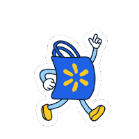On My Way Tote Sticker by Walmart