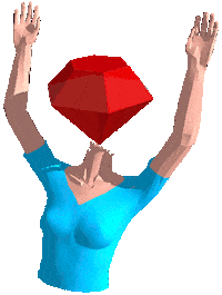 Blood Diamond Girl Sticker