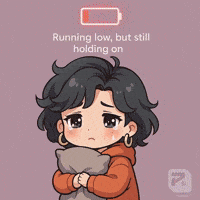 Tired Holding On GIF by Persona