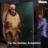 Ross Geller Christmas GIF by Stan.