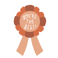 byamyhoang aesthetic best award ribbon Sticker