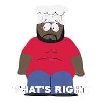Chef That Is Right Sticker by South Park