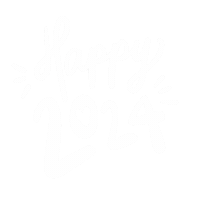 Ano Nuevo Lettering Sticker